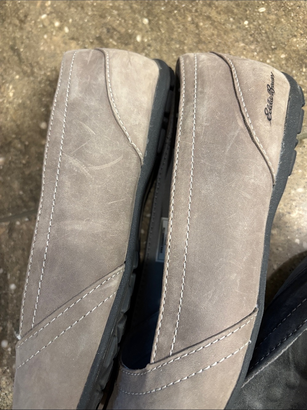 Bundle of 2 Eddie Bauer ballet flats, 8.5, gray and black - Picture 11 of 12